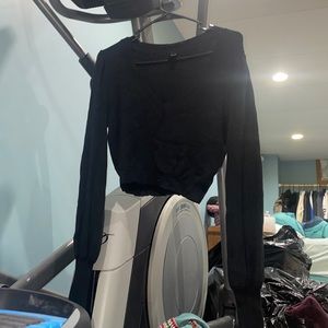 Windsor long sleeve crop top